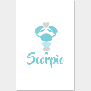 Scorpio Oct 23 - Nov 21 - Water sign - Zodiac symbols Posters and Art